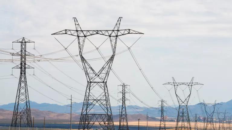 Overhead power lines